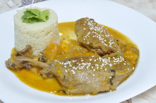 Jak uvařit kachní tajine s mandarinkami ? Snadné recept, připravený za 60 - 90 minut